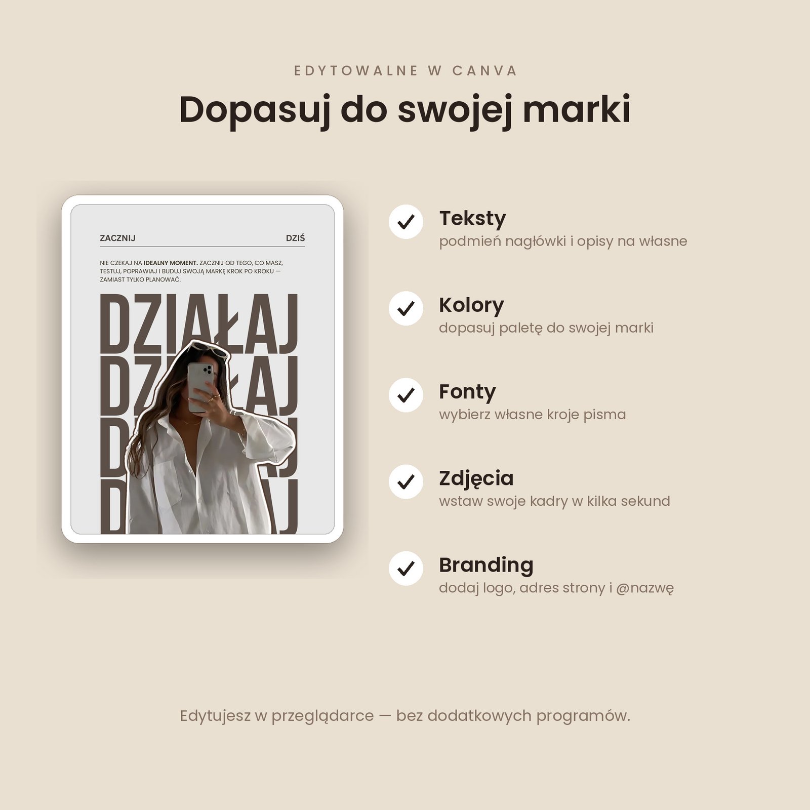 43 szablony do karuzel i postów – Canva